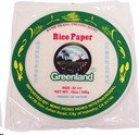 RICE PAPER 22CM 44/12 OZ (340G) ROUND "GREENLAND" 